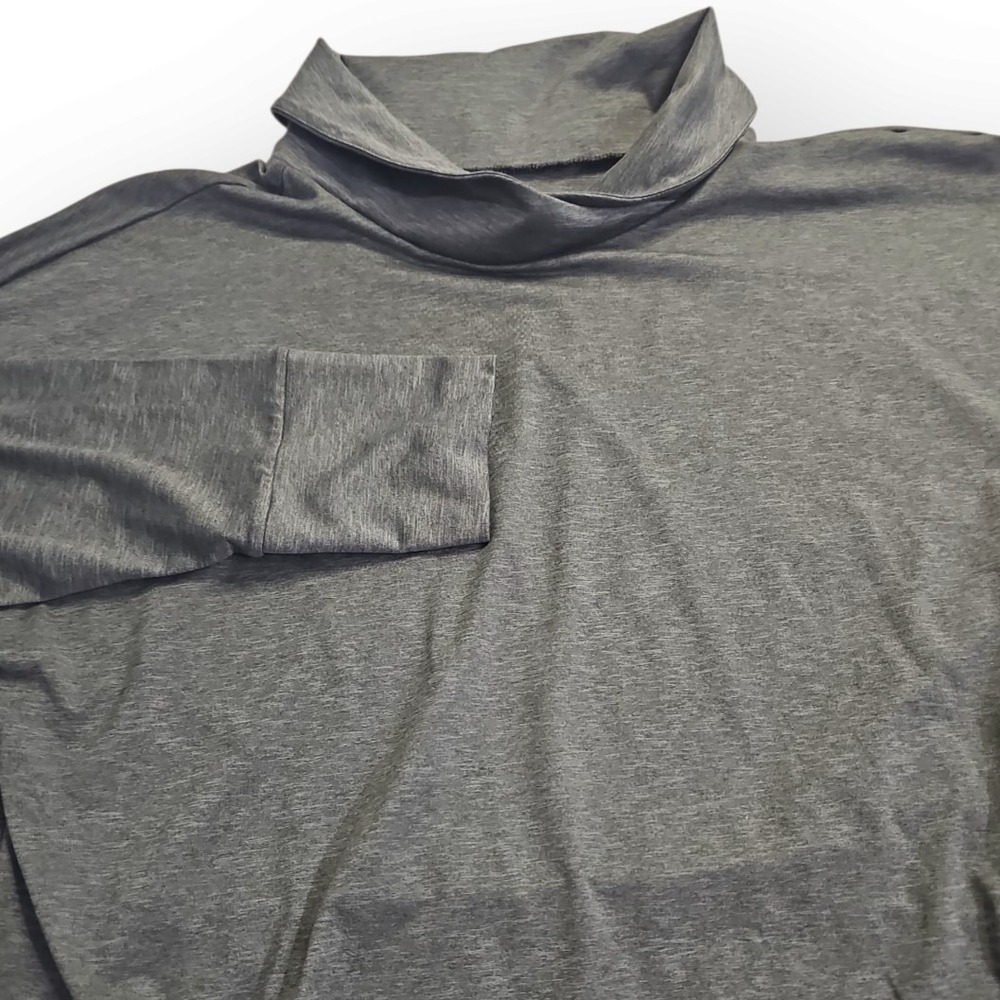 Columbia Womens XL, X-Large Cedarpines Pullover Grey Split Tail Cowl Neck